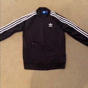 Kids Adidas nylon track zip up jacket